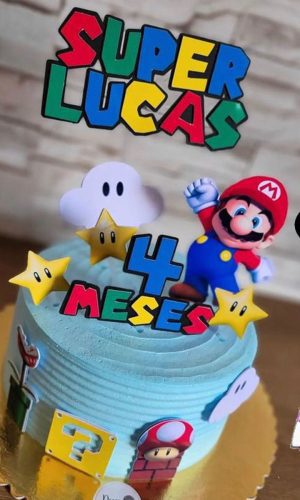 482- Arquivo de corte Topo de bolo Mario Bros