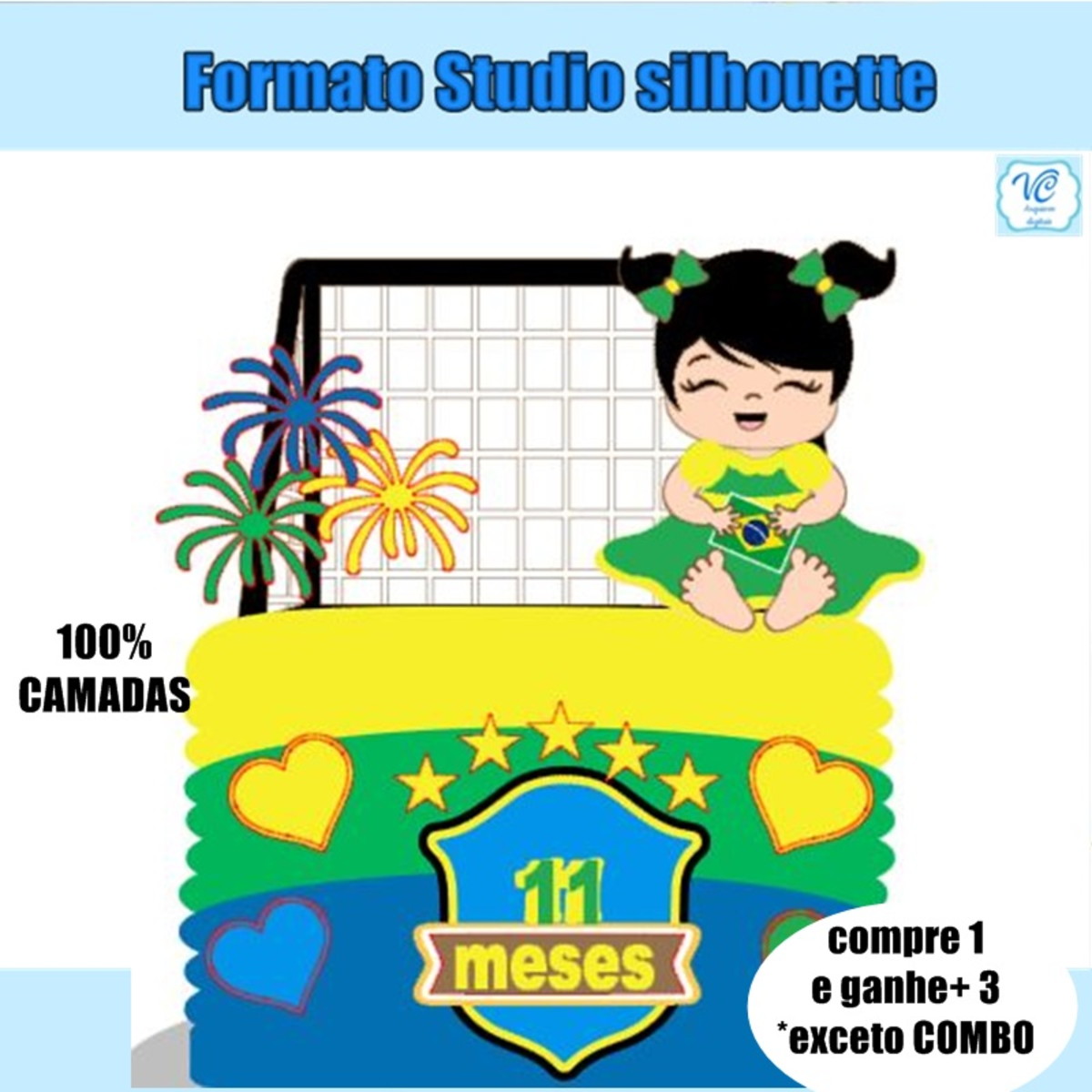490- Arquivo Topo Futebol /copa do Mundo Menina