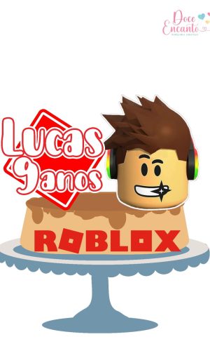 514 - Topo de Bolo Roblox