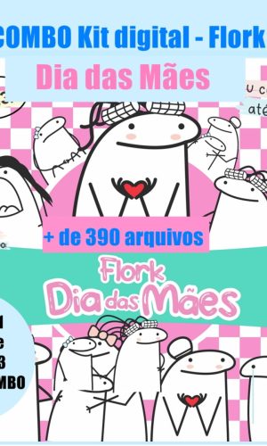 642- SUPER COMBO Kit Digital Flork Dia das Mães Bento CAKE