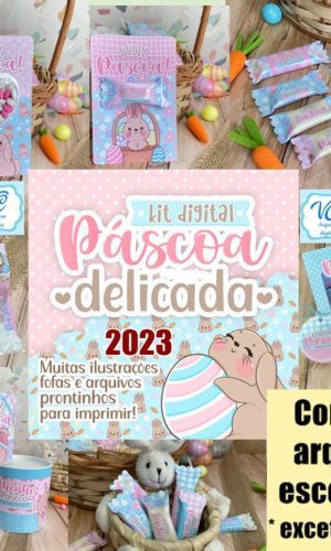 653 -combo Kit Digital Páscoa Delicada 2023