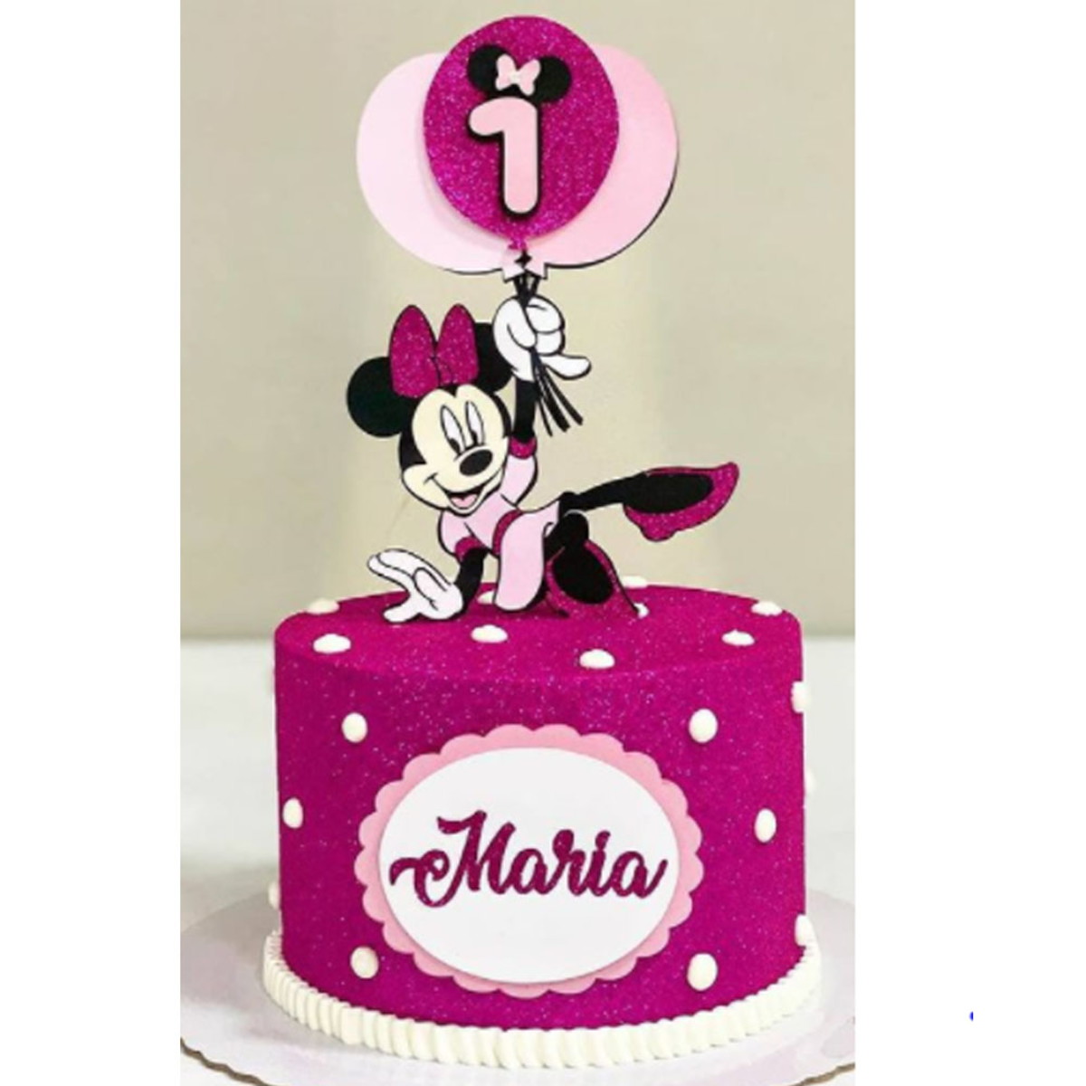 83 Arquivo de corte -topo de bolo minnie em camadas