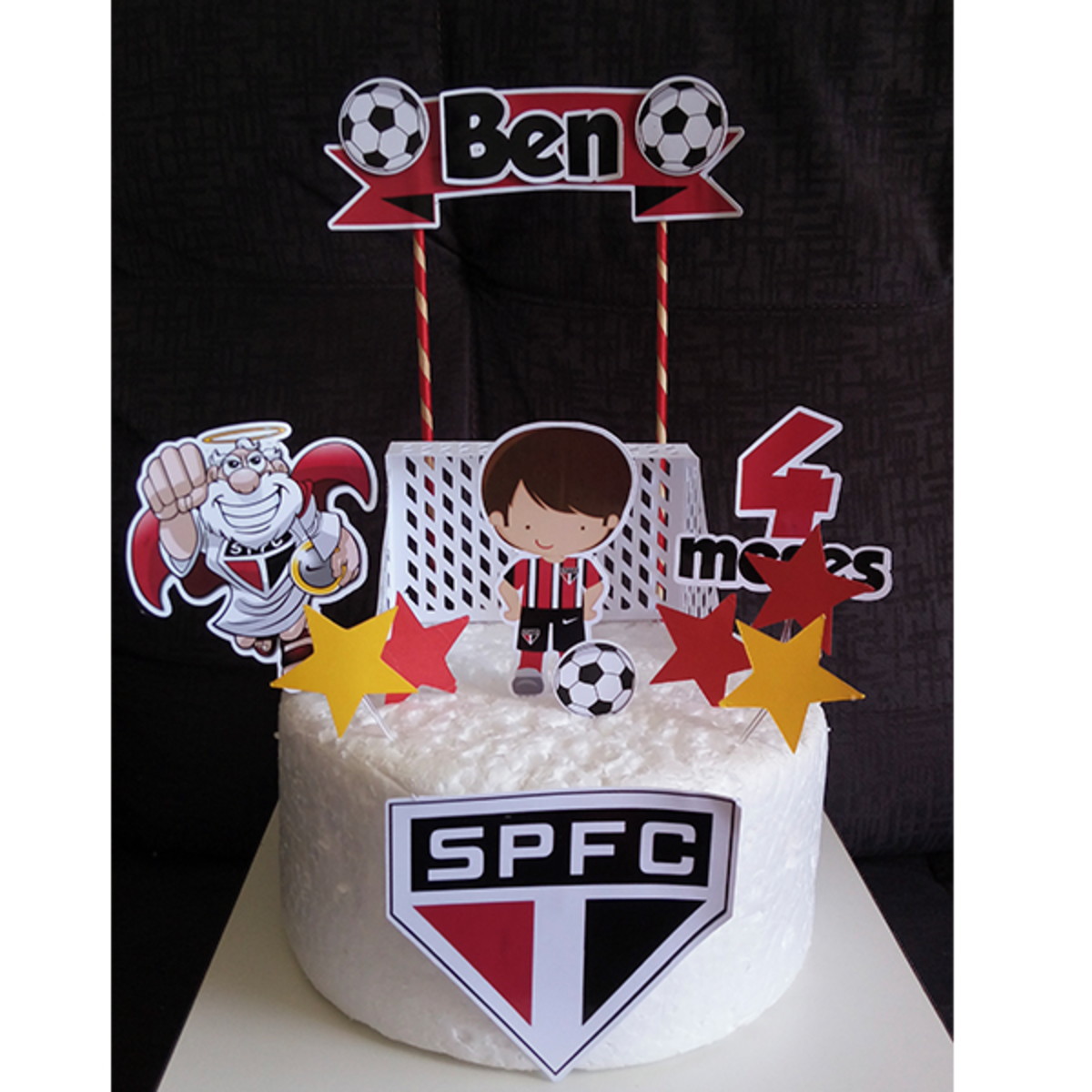 Arquivi de Corte Topo de Bolo+KIT São Paulo (Futebol) MENINO