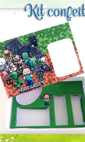 Arquivo Corte - Kit Confeiteiro Minecraft