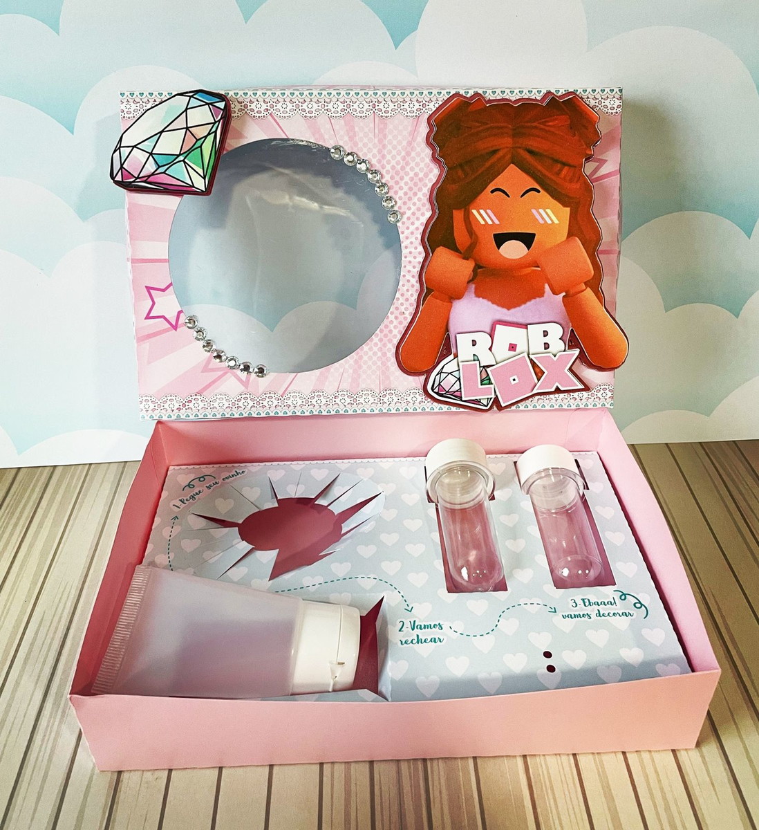 Arquivo Corte - Kit Confeiteiro Roblox Menina - Imagem 3