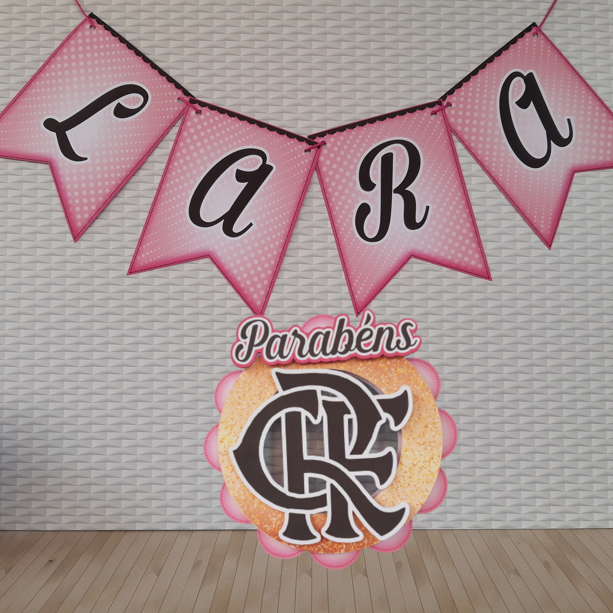 Arquivo Corte Topo Bolo Futebol Rosa Flamengo Feminino