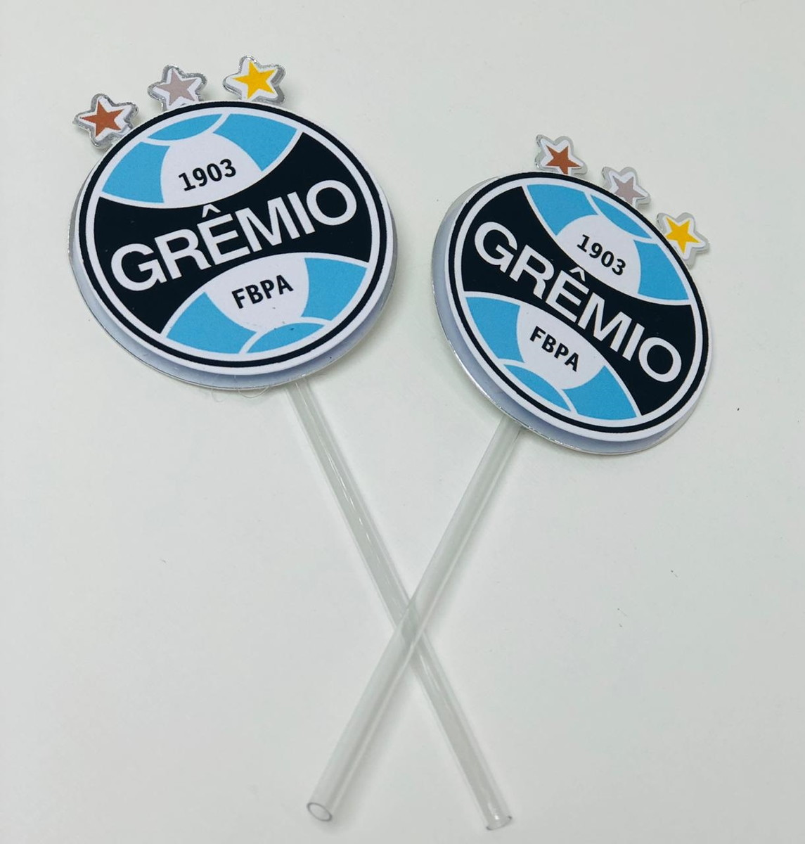 Arquivo Corte Topo Bolo Shaker Docinhos Gremio Futebol - Imagem 2
