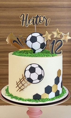 Arquivo Corte Topo de Bolo Bola e Chuteira em Camadas