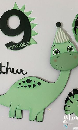 Arquivo Corte: Topo de Bolo Dinossauro 024
