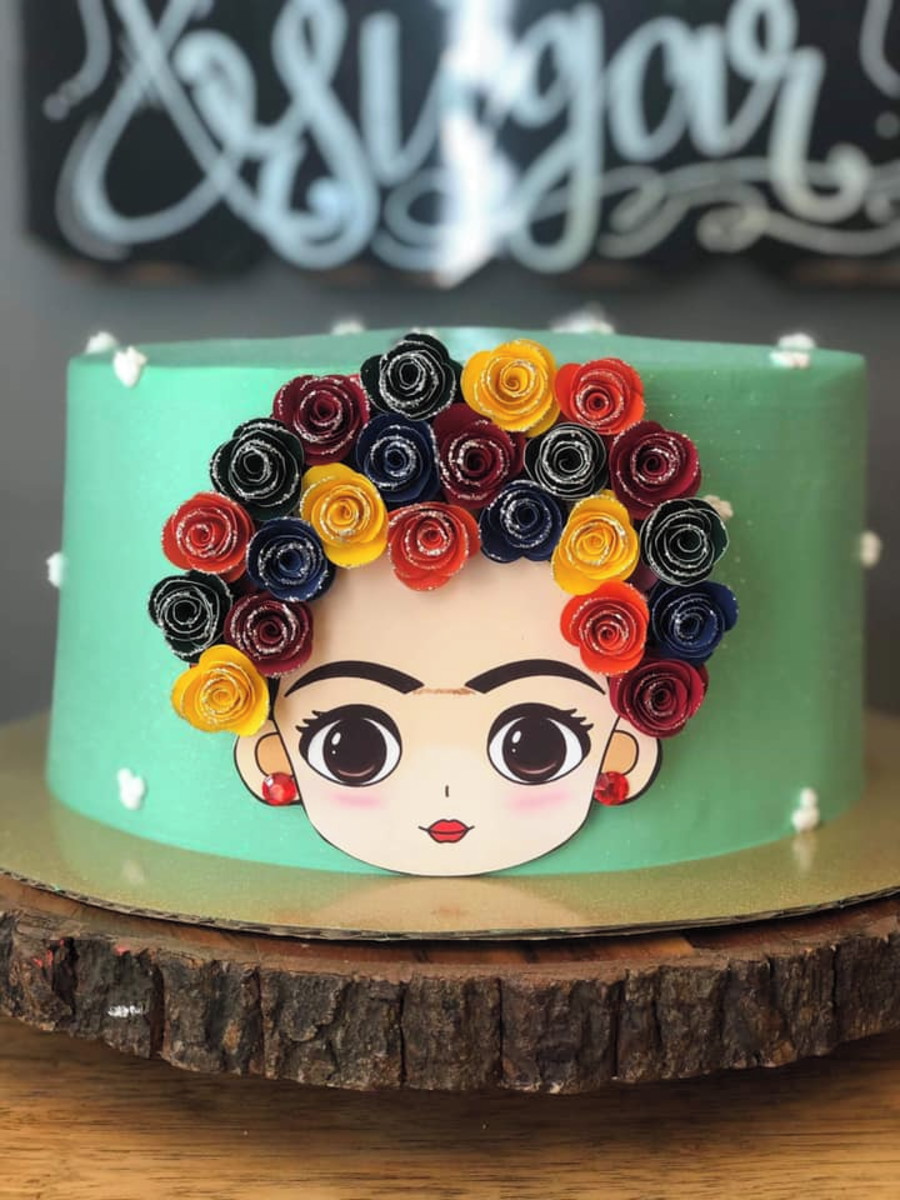 Arquivo Corte - Topo de bolo -frida -STUDIO