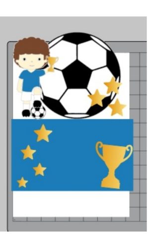 Arquivo Corte Topo de Bolo Futebol