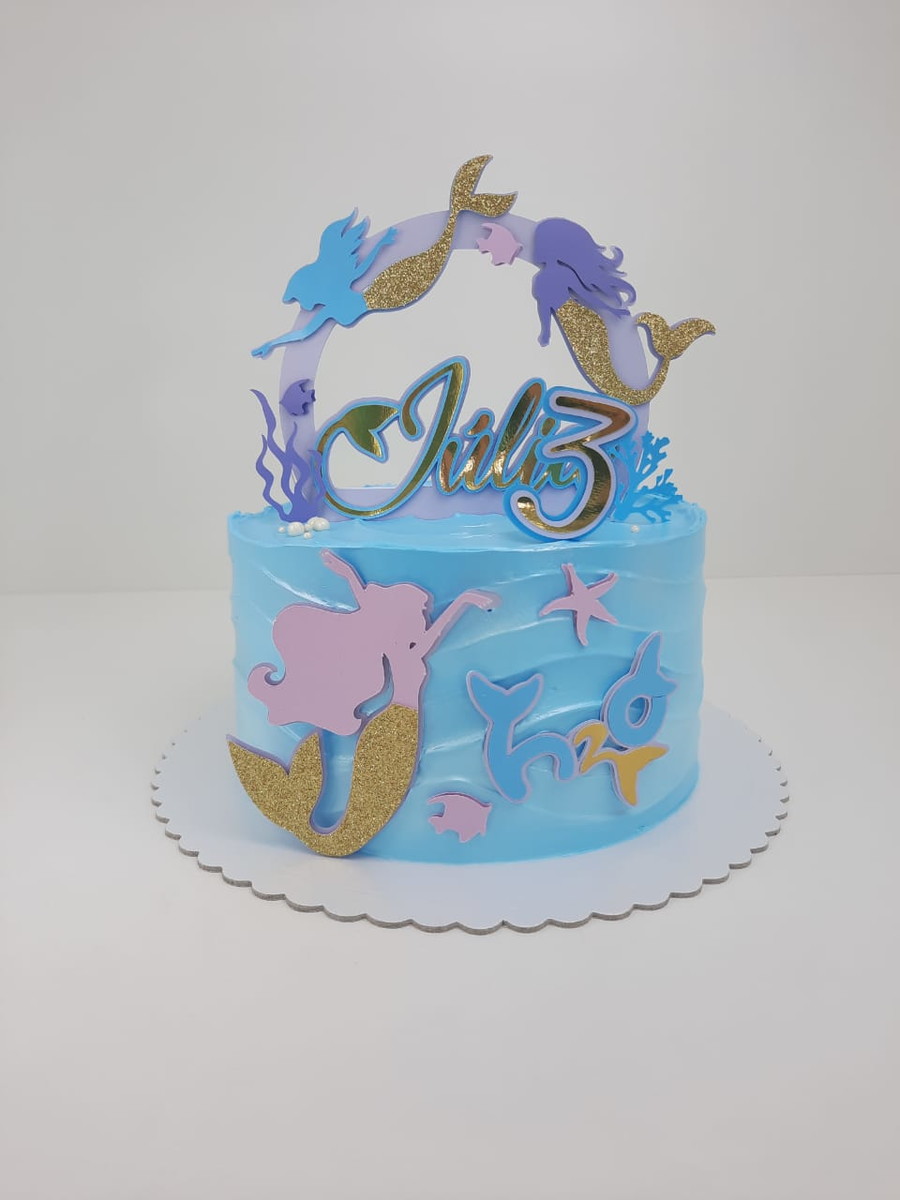 Arquivo Corte Topo de Bolo H2O Mermaid Adventure -Studio/PDF