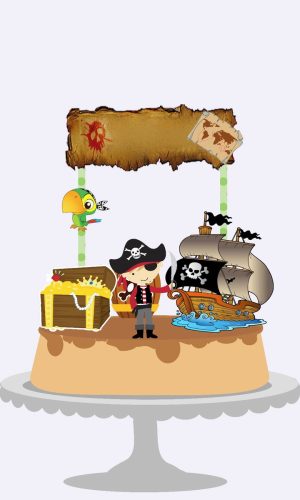Arquivo Corte - Topo de bolo Piratas-STUDIO