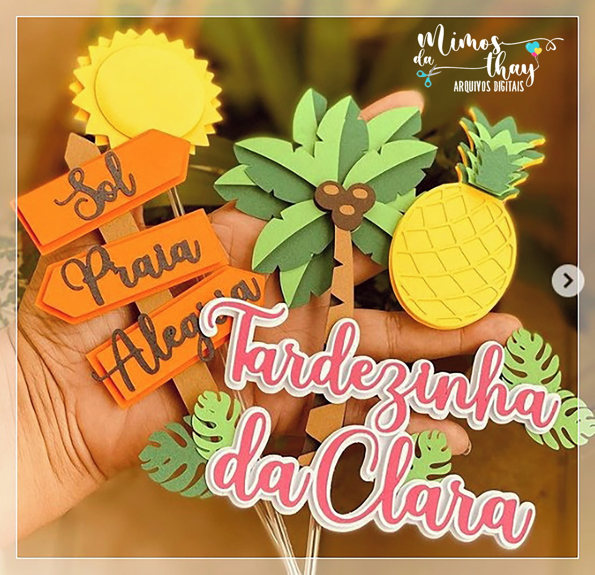 Arquivo Corte: Topo de Bolo Tardezinha em Camadas 007