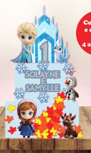 Arquivo Corte - Topo Frozen Cute -COD-335