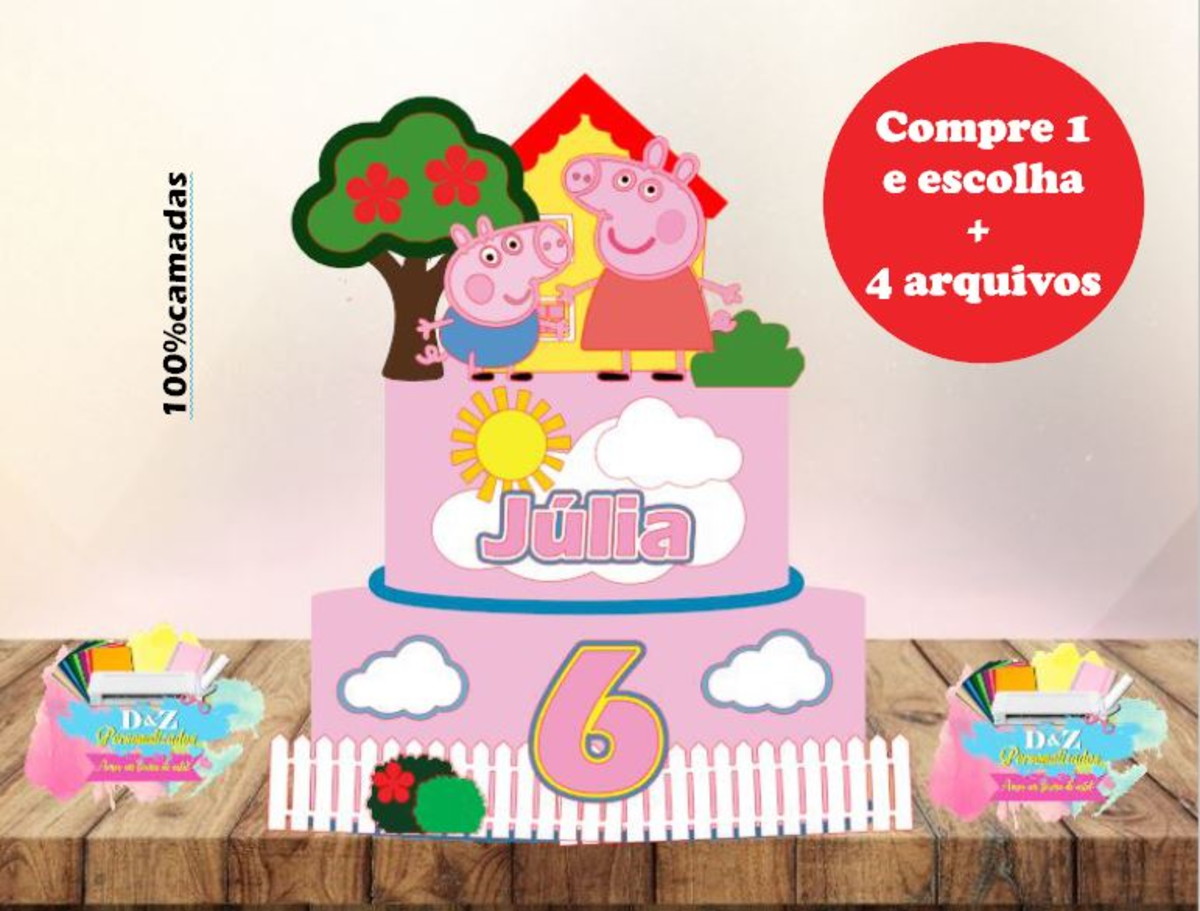 Arquivo Corte - Topo Pepp.a Pig (camadas)-cod-945