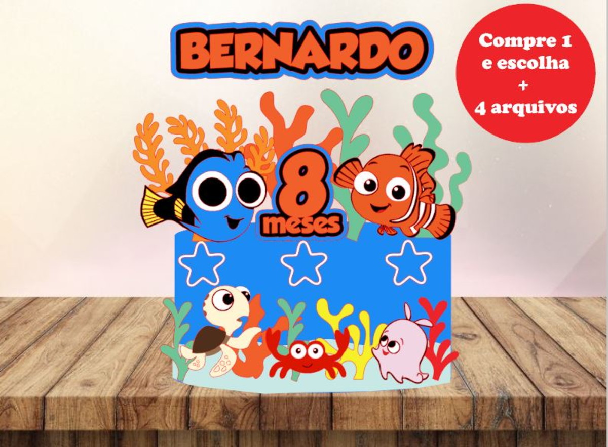 Arquivo Corte - Topo Procurando Nemo (#Camadas#) -COD-261
