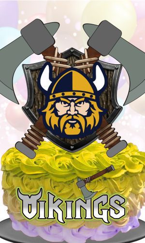 Arquivo de corte: 01-VIKINGS TOPO DE BOLO EM CAMADAS