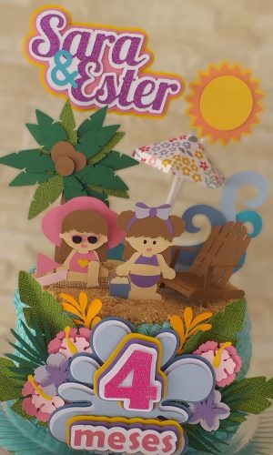 Kit com 5 arquivos de corte: 04-PRAIA TOPO (CAMADAS)