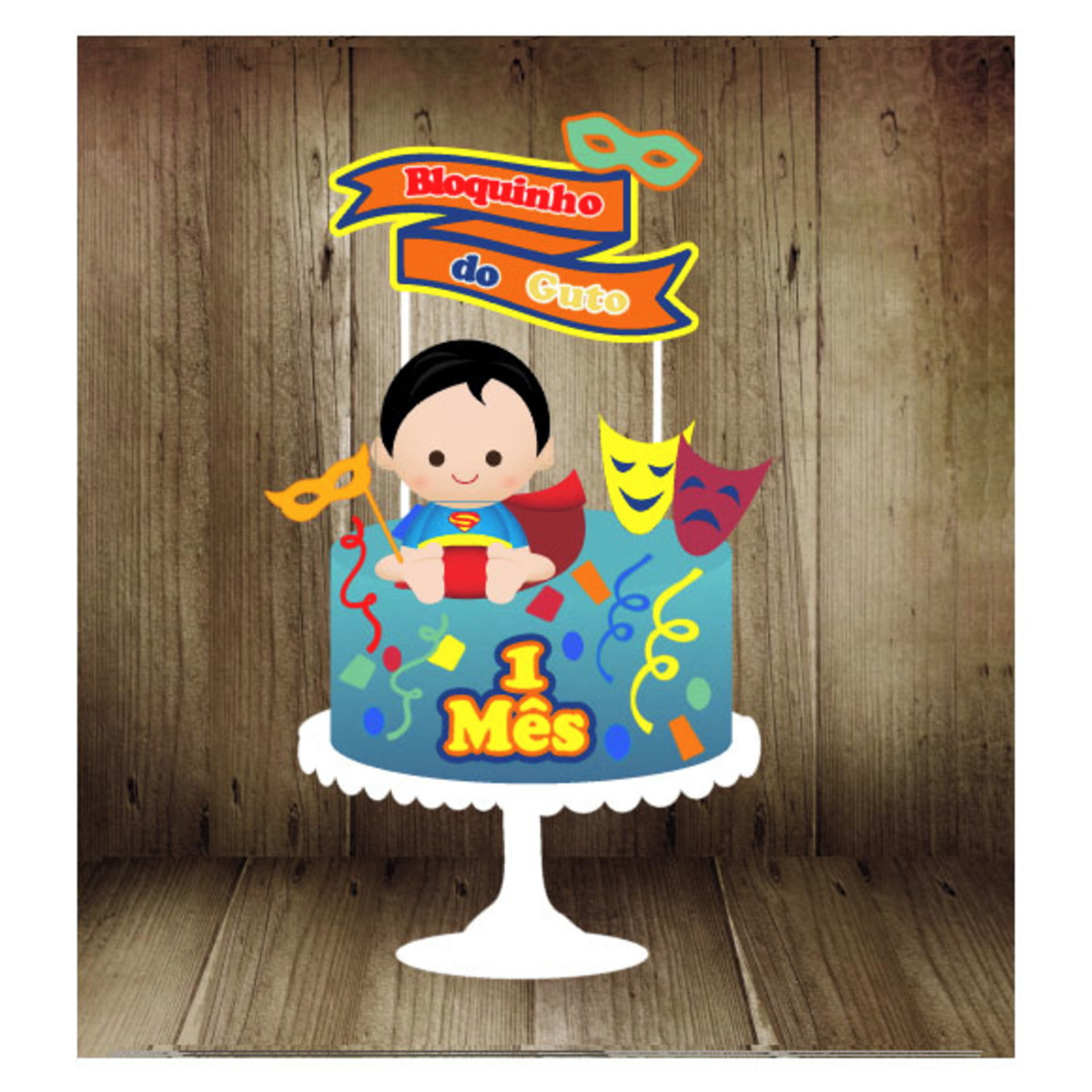 Kit com 5 arquivos de corte: 22-CARNAVAL TOPO (CAMADAS)