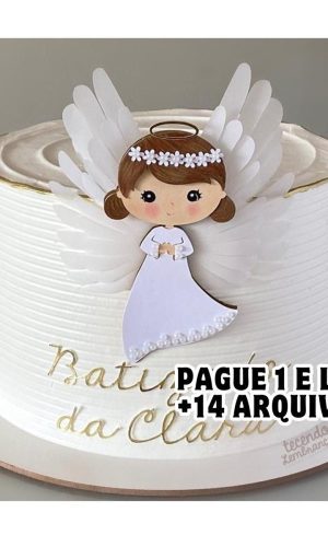 Arquivo de Corte - Anjinhos Batizado