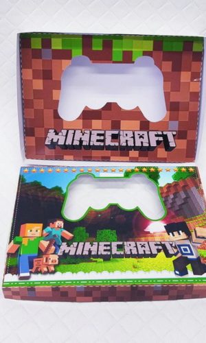 Arquivo de Corte Caixa Controle Pascoa Minecraft Studio