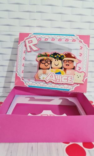 Arquivo de Corte Caixa Controle Páscoa Roblox Menina Studio