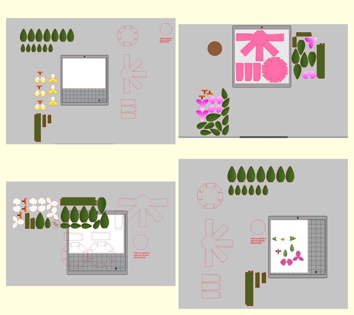 Arquivo de Corte Caixa Orquídea Studio - Imagem 3