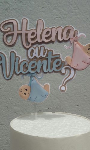 Arquivo de Corte Chá de Bebê Revelação