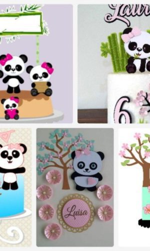Arquivo De Corte Combo Topo Panda Studio
