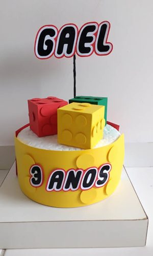Arquivo de Corte Digital Topo de Bolo Lego Normal + BRINDE