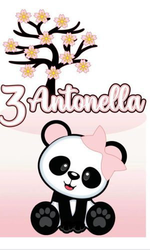 4 Arquivo de Corte Digital - Topo de Bolo Panda