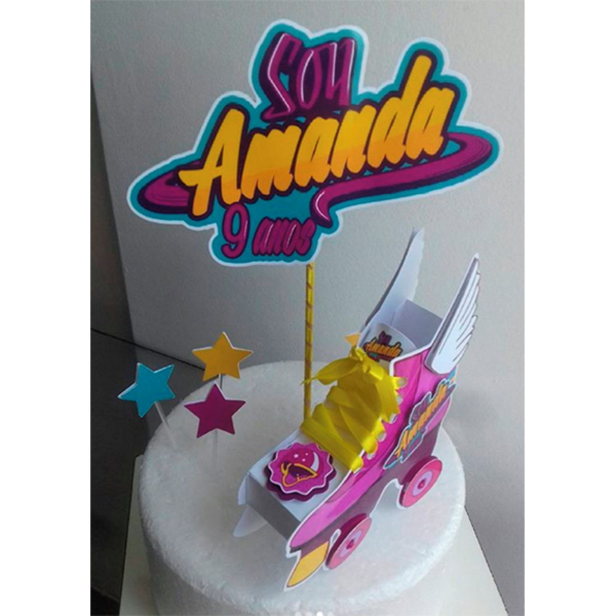 Arquivo de Corte Digital Topo de Bolo Soy Luna 1 + BRINDE - Imagem 2