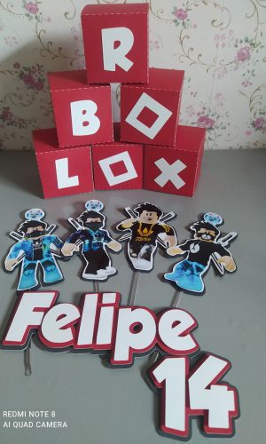 Arquivo de Corte Digital Topo Roblox Menino
