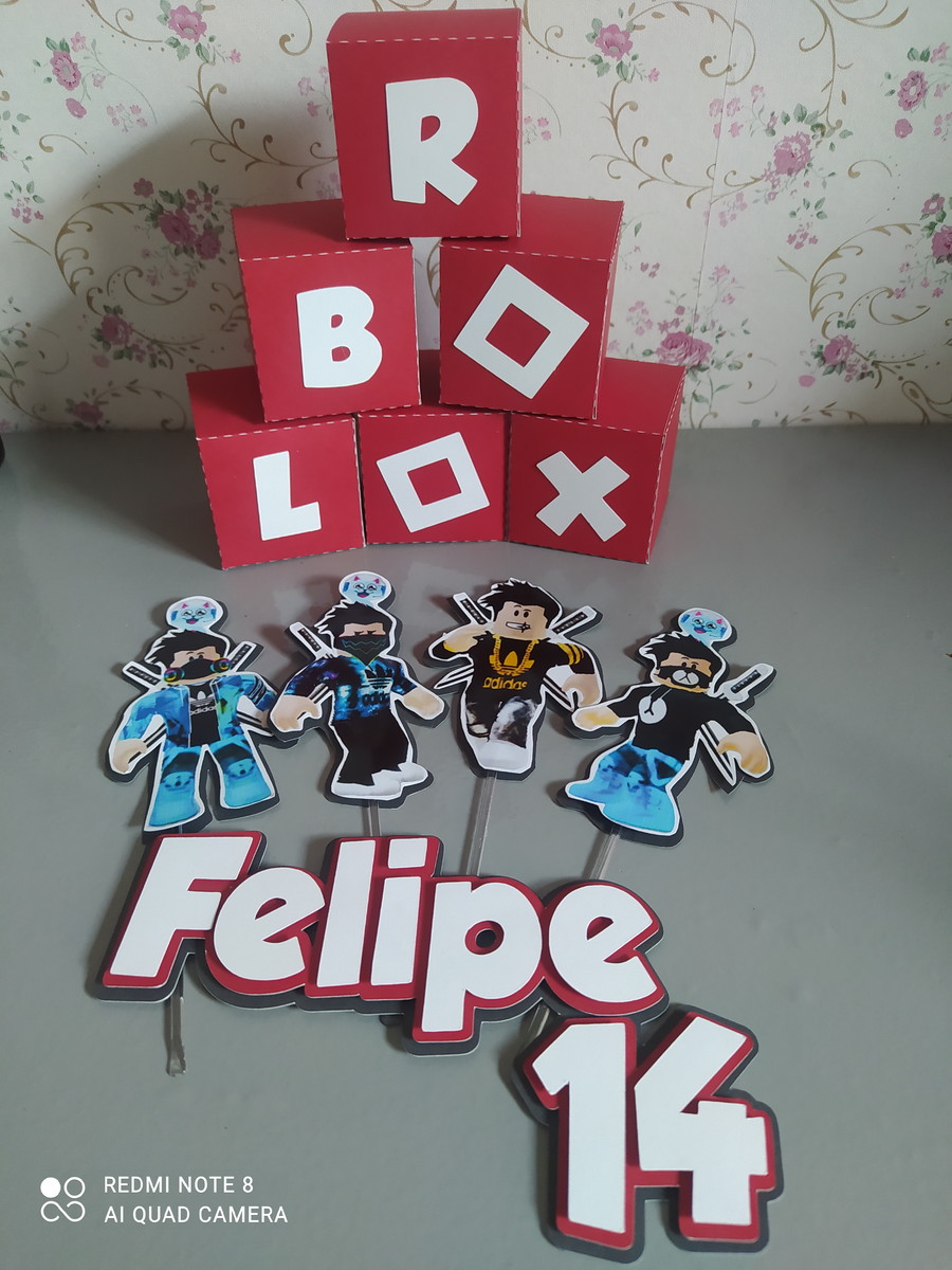 Arquivo de Corte Digital Topo Roblox Menino