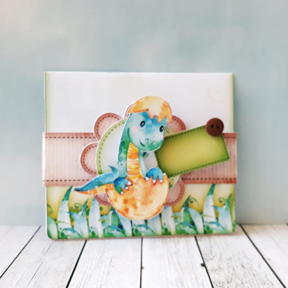 Arquivo de Corte - Dinossauro Aquarelado - Imagem 2