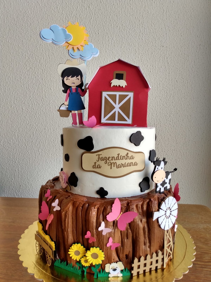 Arquivo de Corte Fazendinha Menina - Imagem 2