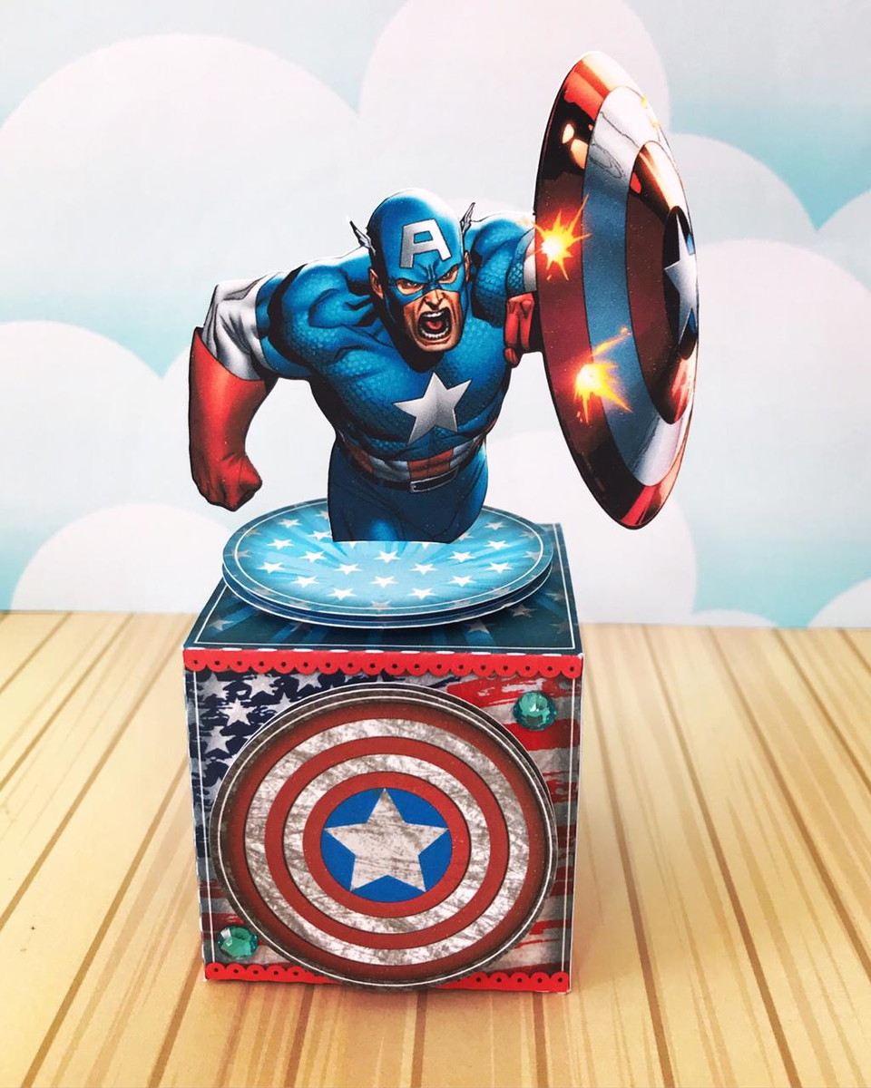 Arquivo de Corte Festa - Capitão América - Imagem 5