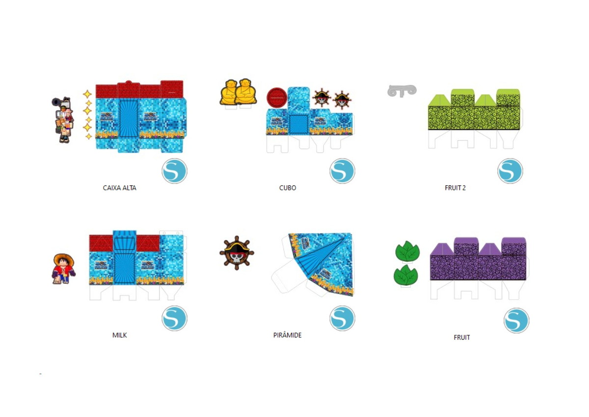 Arquivo de Corte Kit Personalizados Blox Fruits Studio pdf - Imagem 2