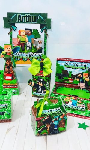 Arquivo de Corte Minecraft 01 - Studio e pdf