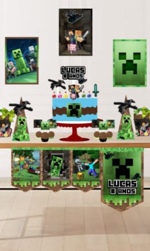 Arquivo de corte Minecraft Studio e PDF