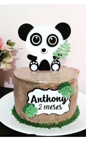 Arquivo de corte Panda - Topo de bolo