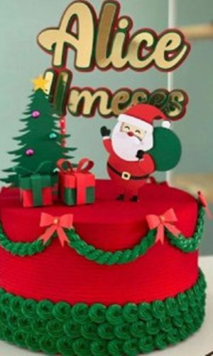 Arquivo de Corte - Papai Noel em Camadas-STUDIO