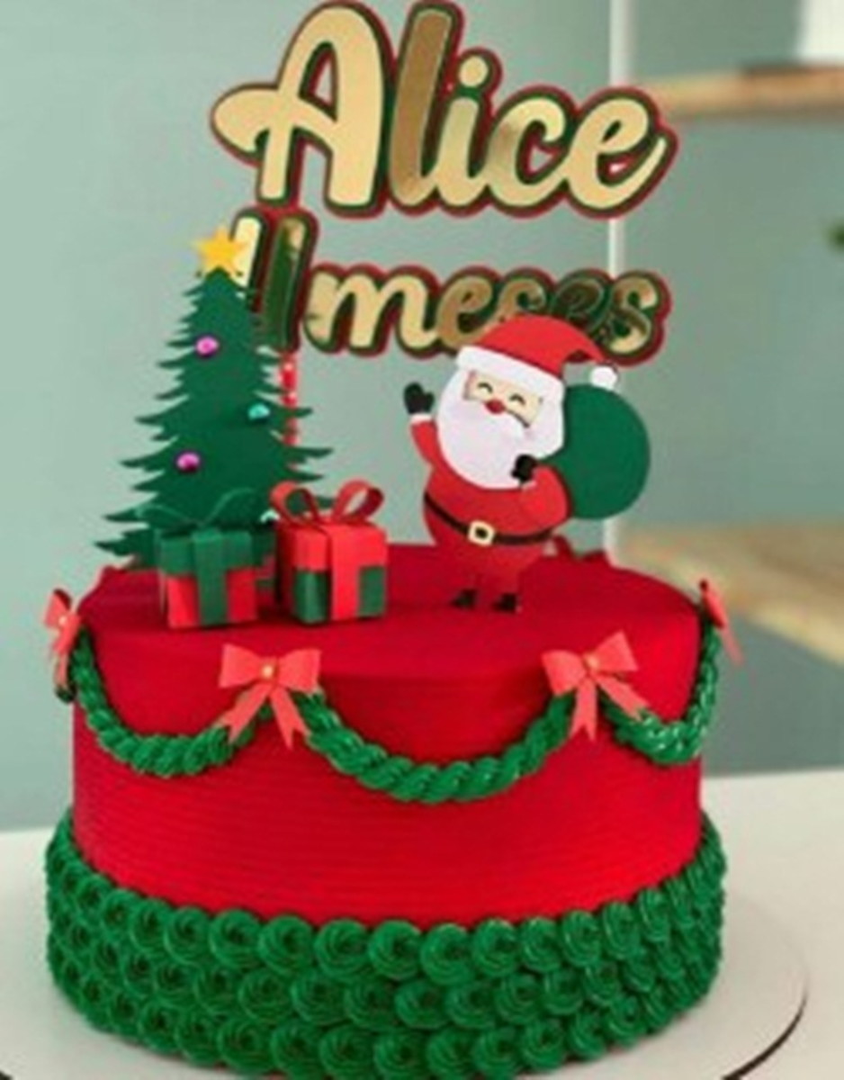Arquivo de Corte - Papai Noel em Camadas-STUDIO