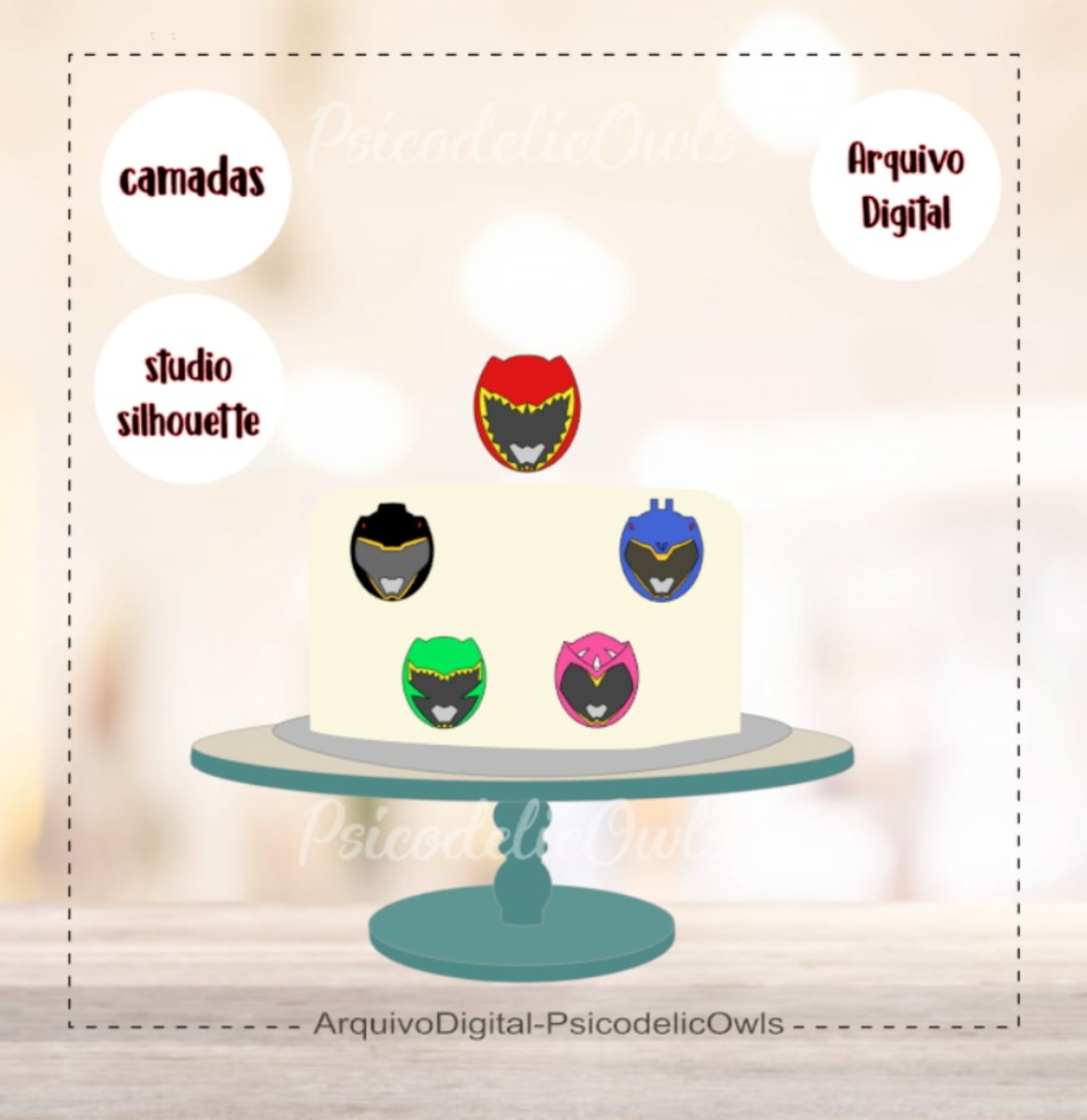 Arquivo de Corte Power Rangers Dino