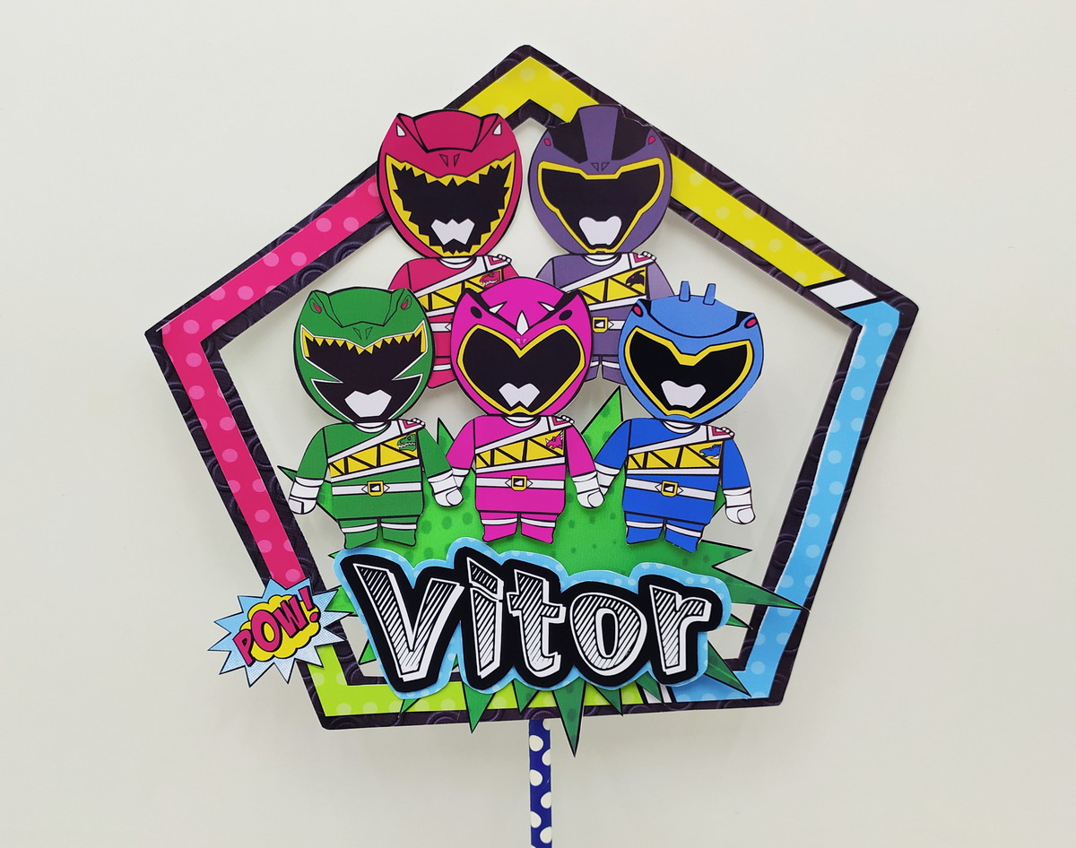 Arquivo de corte Power Rangers em studio/pdf e PNG - Imagem 3