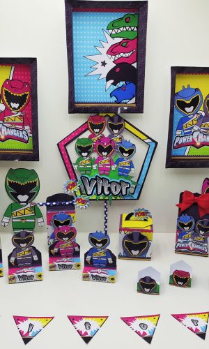 Arquivo de corte Power Rangers em studio/pdf e PNG