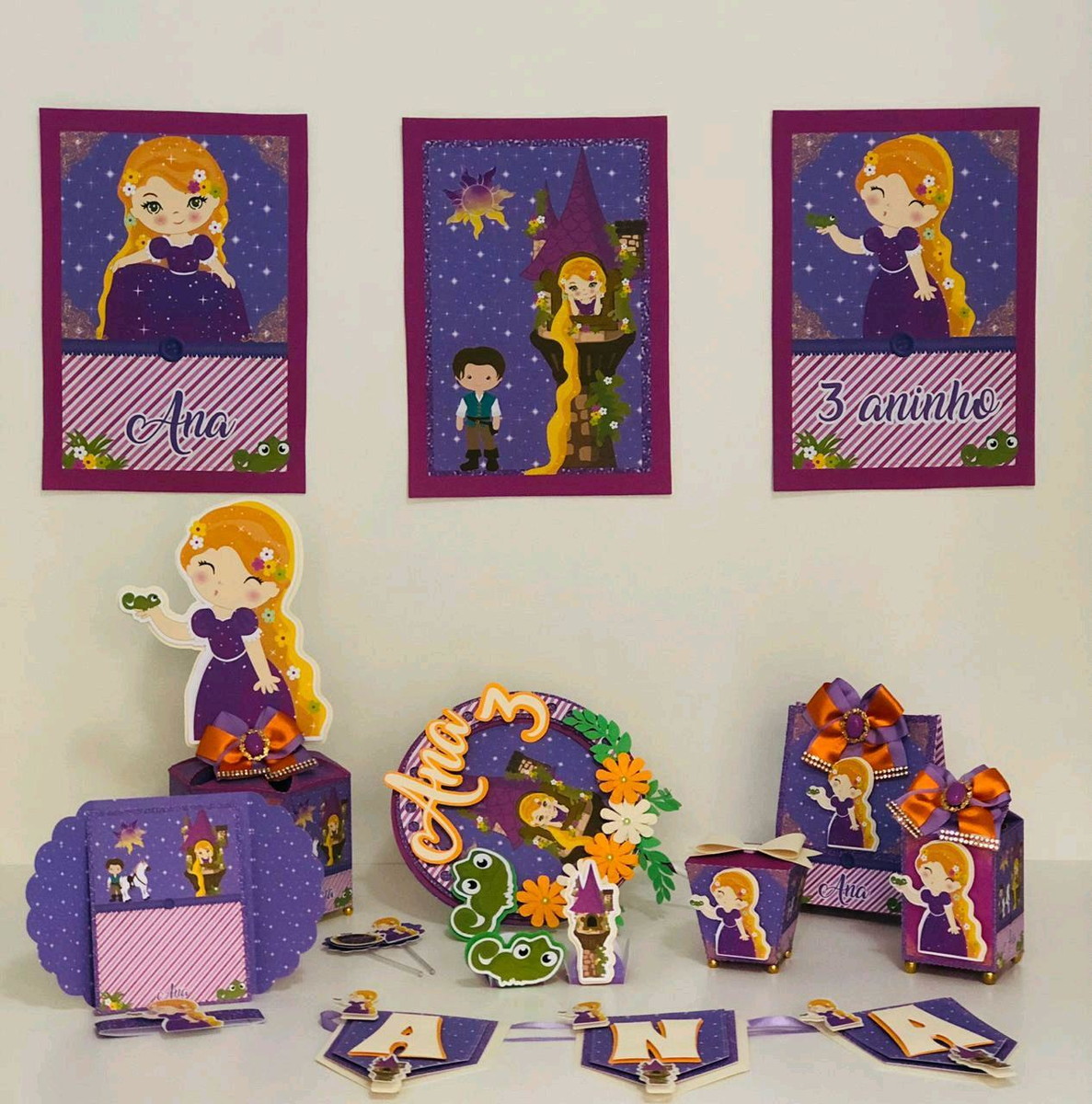 Arquivo de corte Rapunzel cute em studio e pdf