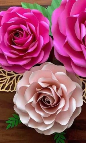 Arquivo de Corte Rosas e folhas 1