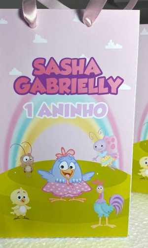 Arquivo de Corte Sacolinha Galinha Pintadinha